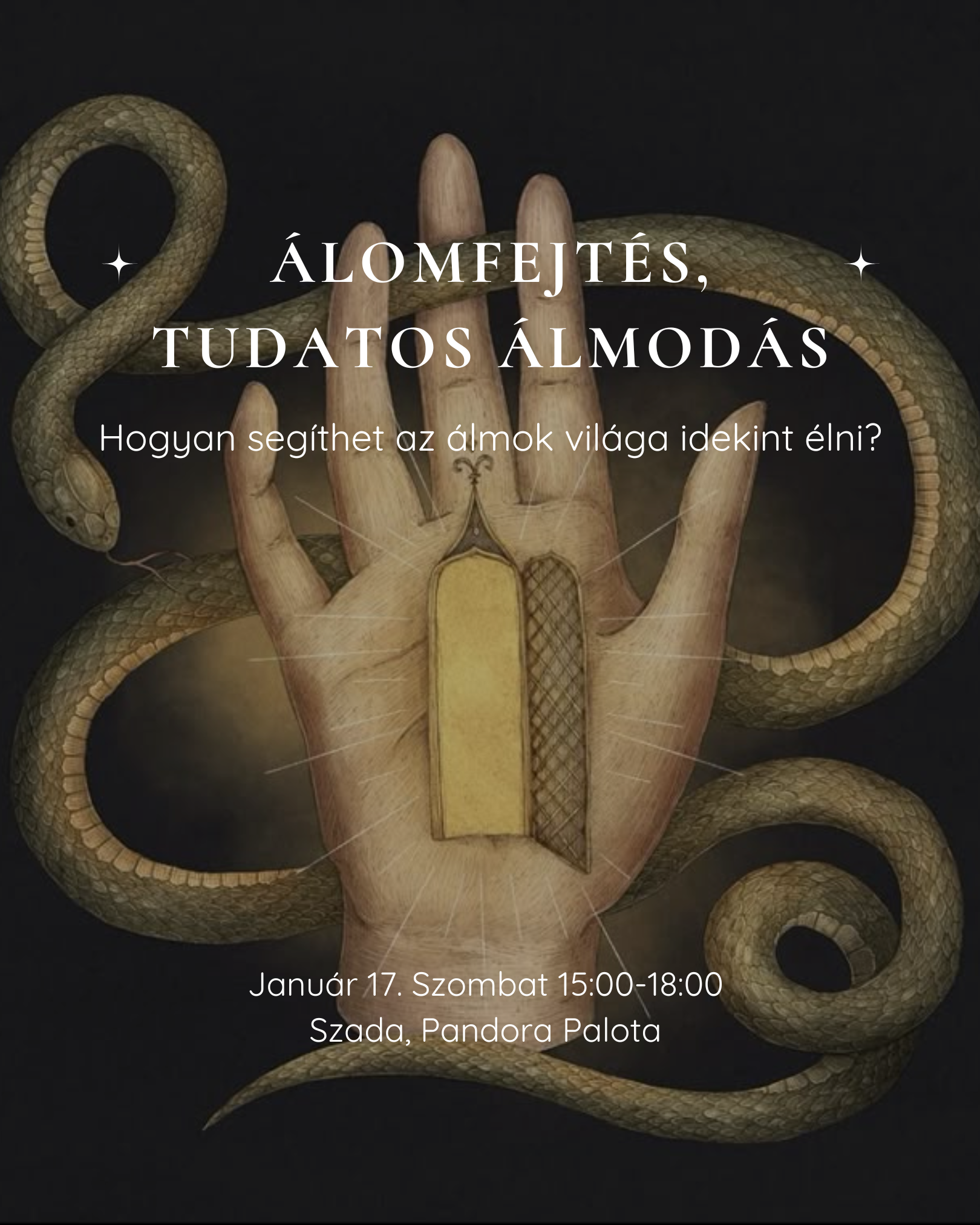 Álomfejtés, tudatos álmodás workshop – Hangfürdő jegy